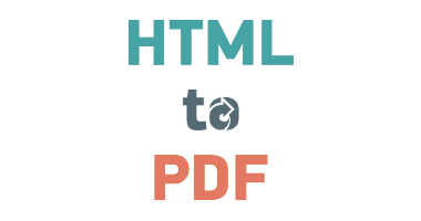 HTML to PDF logo
